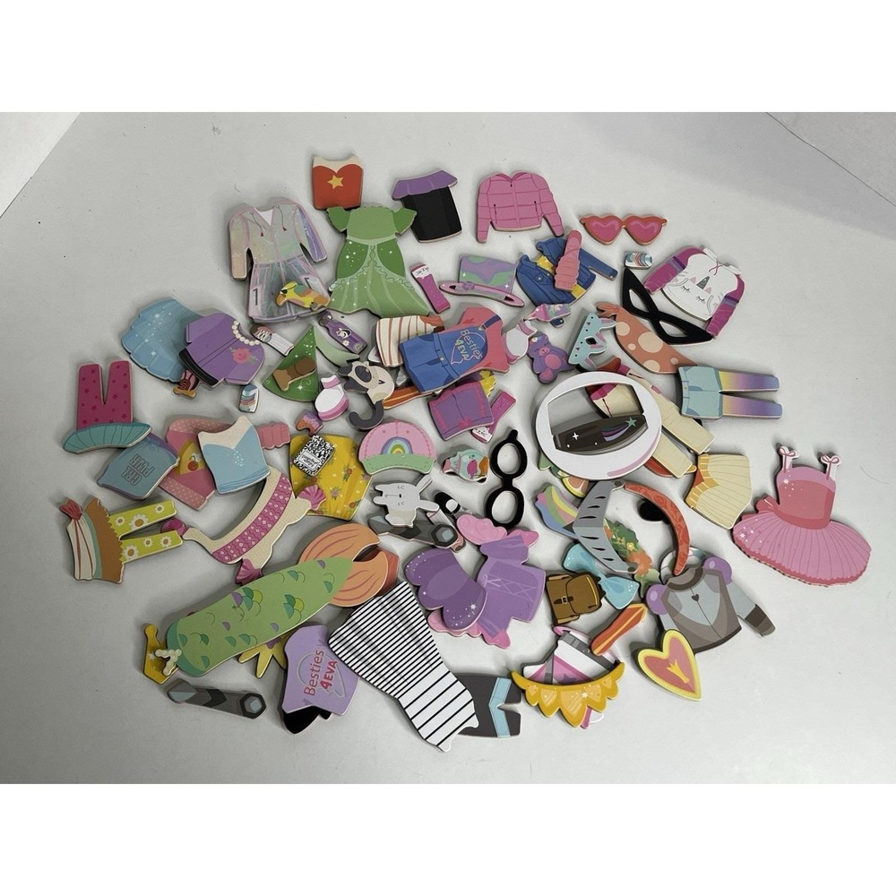 Magnetic Dress-Melissa & Doug - Lot Of Over 60 Pieces